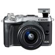 Canon EOS M6 Mirrorless Camera in Silver with 15-45mm Lens Canon EOS M6 Mirrorless Camera in Silver with 15-45mm Lens