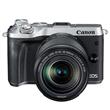 Canon EOS M6 Mirrorless Camera in Silver with 18-150mm Lens Canon EOS M6 Mirrorless Camera in Silver with 18-150mm Lens