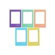 Instax Magnetic Frame 5pack Pastel Instax Magnetic Frame 5pack Pastel