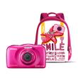 Nikon Coolpix W100 Digital Camera in Pink with Backpack Nikon Coolpix W100 Digital Camera in Pink with Backpack