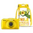 Nikon Coolpix W100 Digital Camera in Yellow with Backpack Nikon Coolpix W100 Digital Camera in Yellow with Backpack