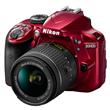 Nikon D3400 Digital SLR in Red with 18-55mm f/3.5-5.6 AF-P VR Lens Nikon D3400 Digital SLR in Red with 18-55mm f/3.5-5.6 AF-P VR Lens