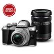 Olympus OM-D E-M10 Mark II Compact System Camera in Silver with 14-42mm and 40-150mm Lenses Olympus OM-D E-M10 Mark II Compact System Camera in Silver with 14-42mm and 40-150mm Lenses