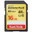 SanDisk Extreme Plus 16GB SDHC UHS-I Memory Card SanDisk Extreme Plus 16GB SDHC UHS-I Memory Card