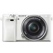 Sony A6000 Mirrorless Camera in White with 16-50mm Power Zoom Lens Sony A6000 Mirrorless Camera in White with 16-50mm Power Zoom Lens