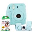 Instax mini 9 Instant Camera in Ice Blue with Instax Accessory Kit and Film Pack Instax mini 9 Instant Camera in Ice Blue with Instax Accessory Kit and Film Pack