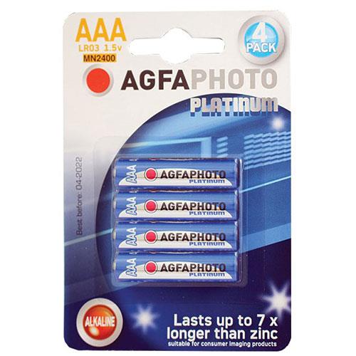 Agfaphoto AAA Batteries 4 Pack