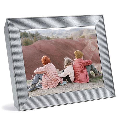 Aura Mason Luxe 9.7-inch Digital Photo Frame in Sandstone
