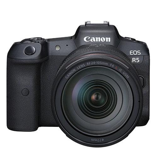 Canon EOS R5 Mirrorless Camera with RF 24-105mm F4 lens