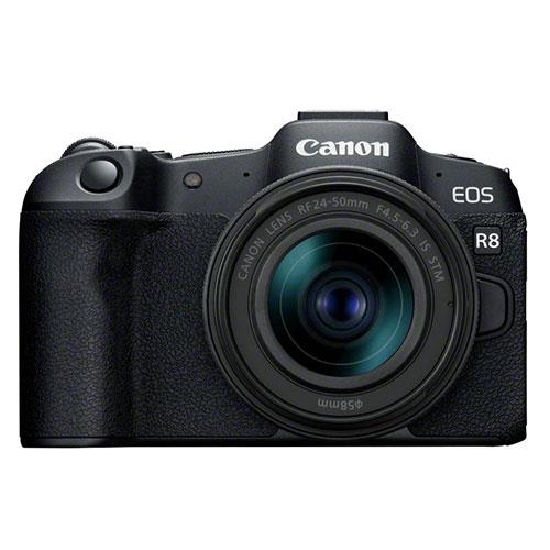Canon EOS R8 Mirrorless Camera with RF 24-50mm IS STM Lens