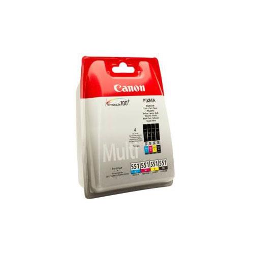 Canon CLI-551 Multi Pack Ink Cartridge C/M/Y/BK