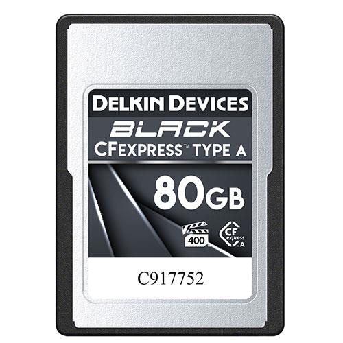 Delkin CFexpress Black Type A 80GB Memory Card