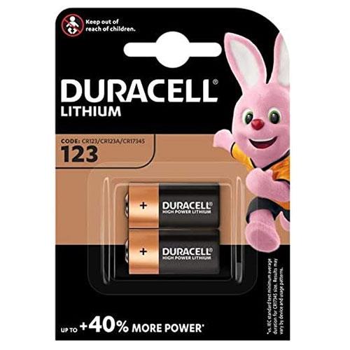 Duracell 123 Litium Battery Twin pack