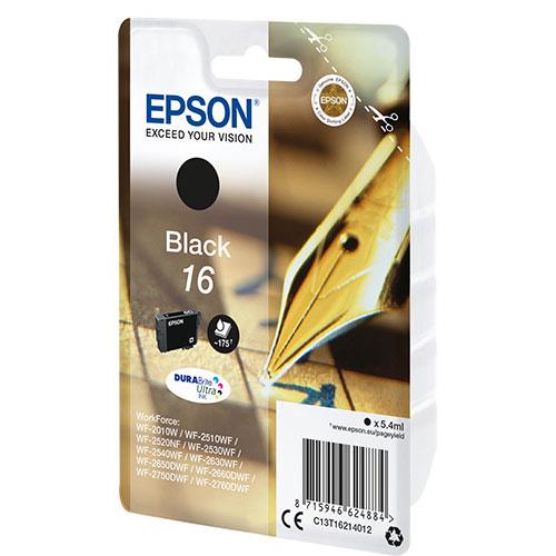 Epson Black 16 Ultra Durabright Ink Cartridge