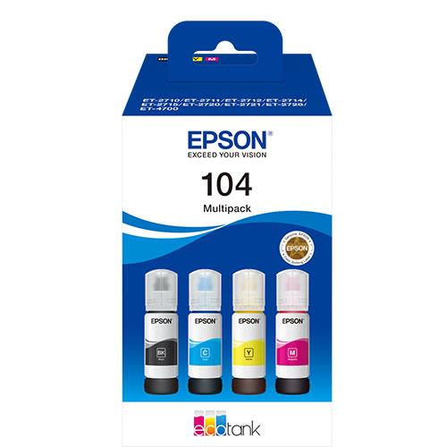 Epson 104 EcoTank 4 Colour Multipack