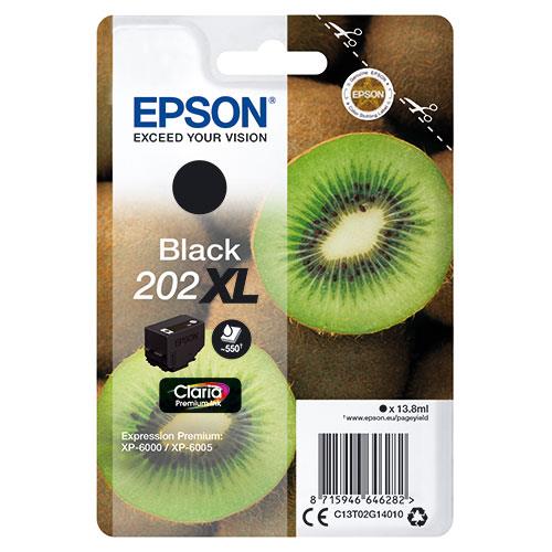Epson 202XL Black Claria Premium Ink