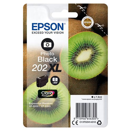 Epson 202XL Photo Black Claria Premium Ink