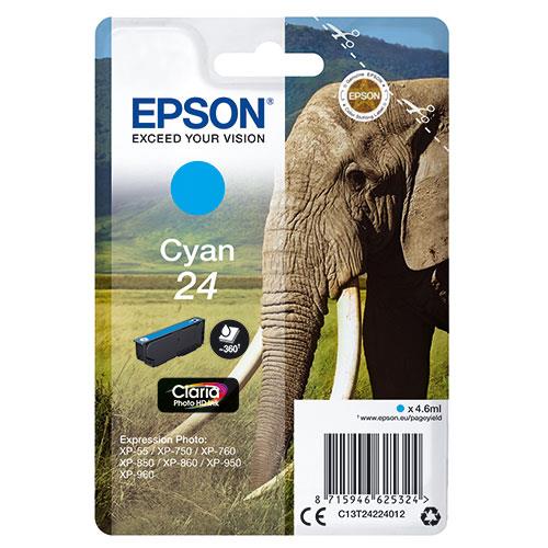 Epson 24 Cyan Claria Photo HD Ink