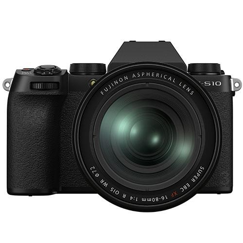 Fujifilm X-S10 Mirrorless Camera in Black with XF16-80mm Lens