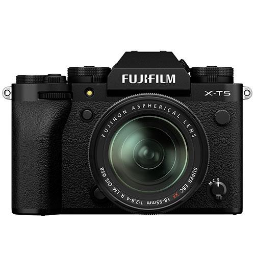 Fujifilm X-T5 Mirrorless Camera in Black with XF18-55mm.F2.8-4 R LM OIS Lens