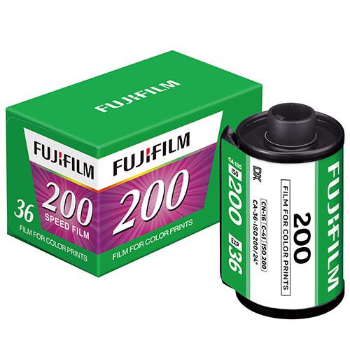 Fujifilm 200 35mm Colour Film 36 Exposures