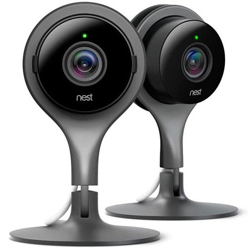 Google Nest Cam Indoor Security Camera in Black 2 Pack