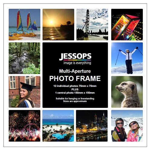 Jessops Multi Image Photo Frame 12.5 x 12.5-inch in White