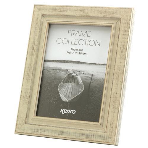 Kenro Emilia Distressed Photo Frame 8x10 (20x25cm) in White