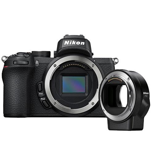 Nikon Z 50 Mirrorless Camera Body with FTZ Mount Adapter