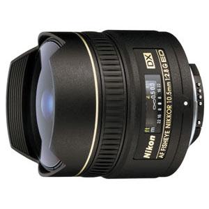 Nikon Nikkor AF DX 10.5mm f/2.8G ED Fisheye Lens