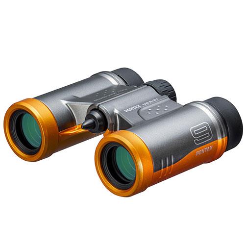 Pentax UD 9x21 Binoculars in Grey and Orange