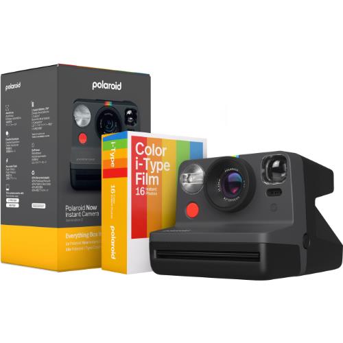 Polaroid Now Everything Box Generation 2 Instant Camera in Black