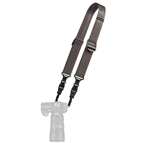 RucPac Slide Camera Strap in Grey and Black