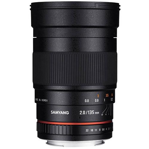 Samyang MF 135mm F2.0 AE Lens Canon EF-Mount