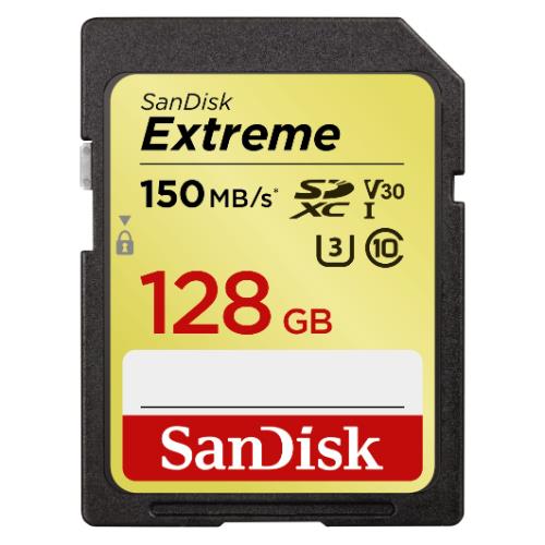 SanDisk Extreme SDXC 128GB 150MB/s UHS-I Memory Card