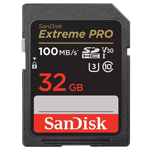 SanDisk Extreme Pro SDHC 32GB 100MB/s Memory Card