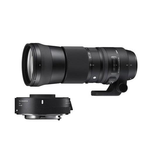 Sigma 150-600mm f/5-6.3 S DG OS HSM C Lens Canon Fit with TC-1401 1.4x Converter
