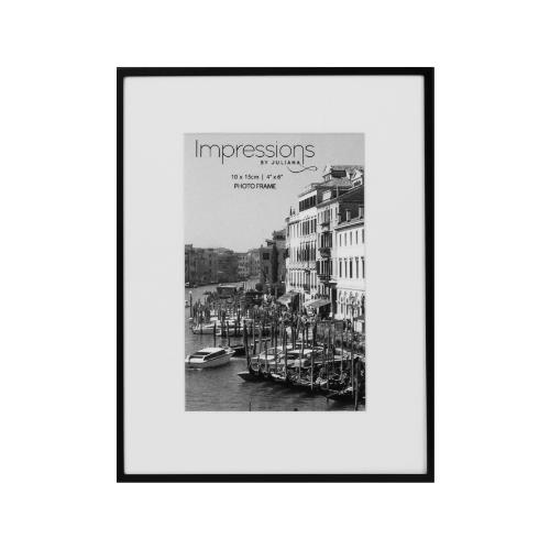 Widdop Matt Black 4 x 6' Metal Photo Frame