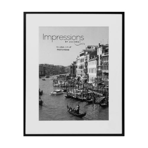 Widdop Matt Black 6 x 8' Metal Photo Frame