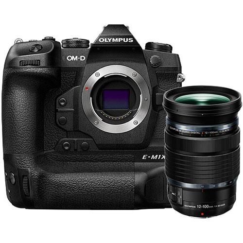 Olympus OM-D E-M1X Mirrorless Camera Body with M.Zuiko 12-100mm f/4 IS Pro Lens